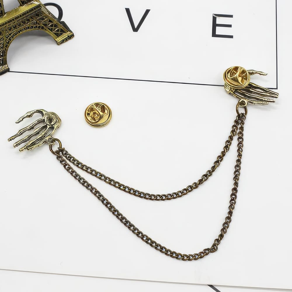 Broche Mains de Squelette