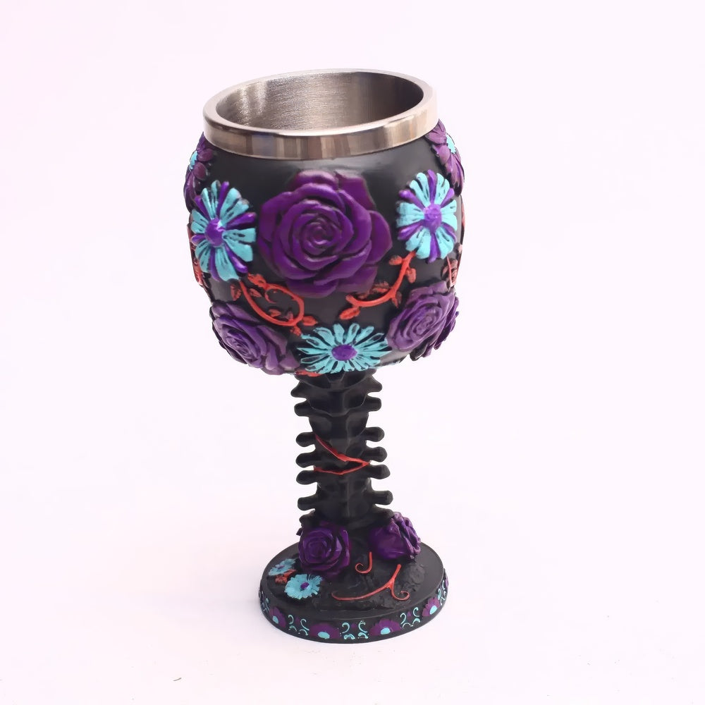 Verre à Pied Tête De Mort