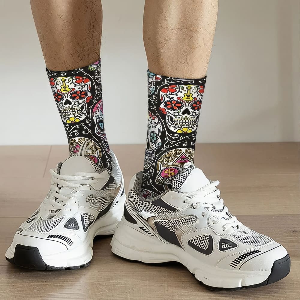 Chaussettes Tête de Mort Mexicaine