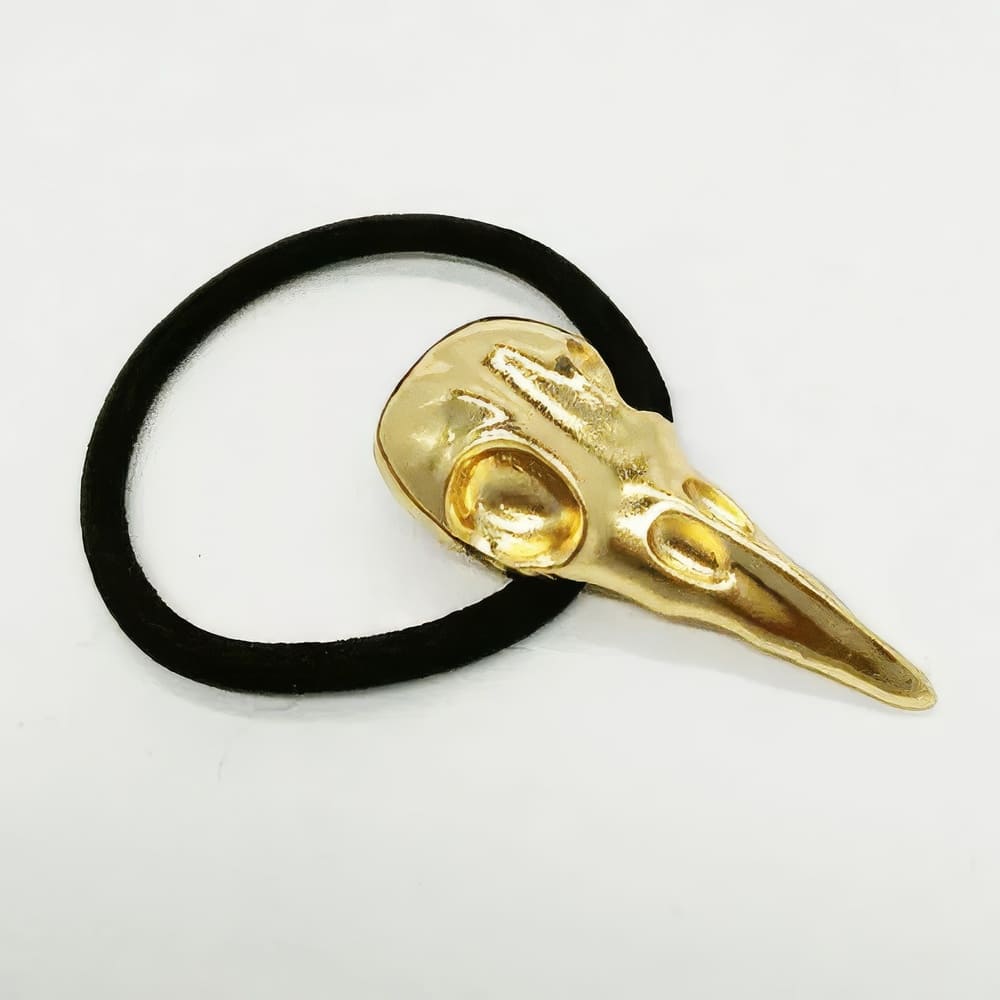 Chouchou Skull Corbeau