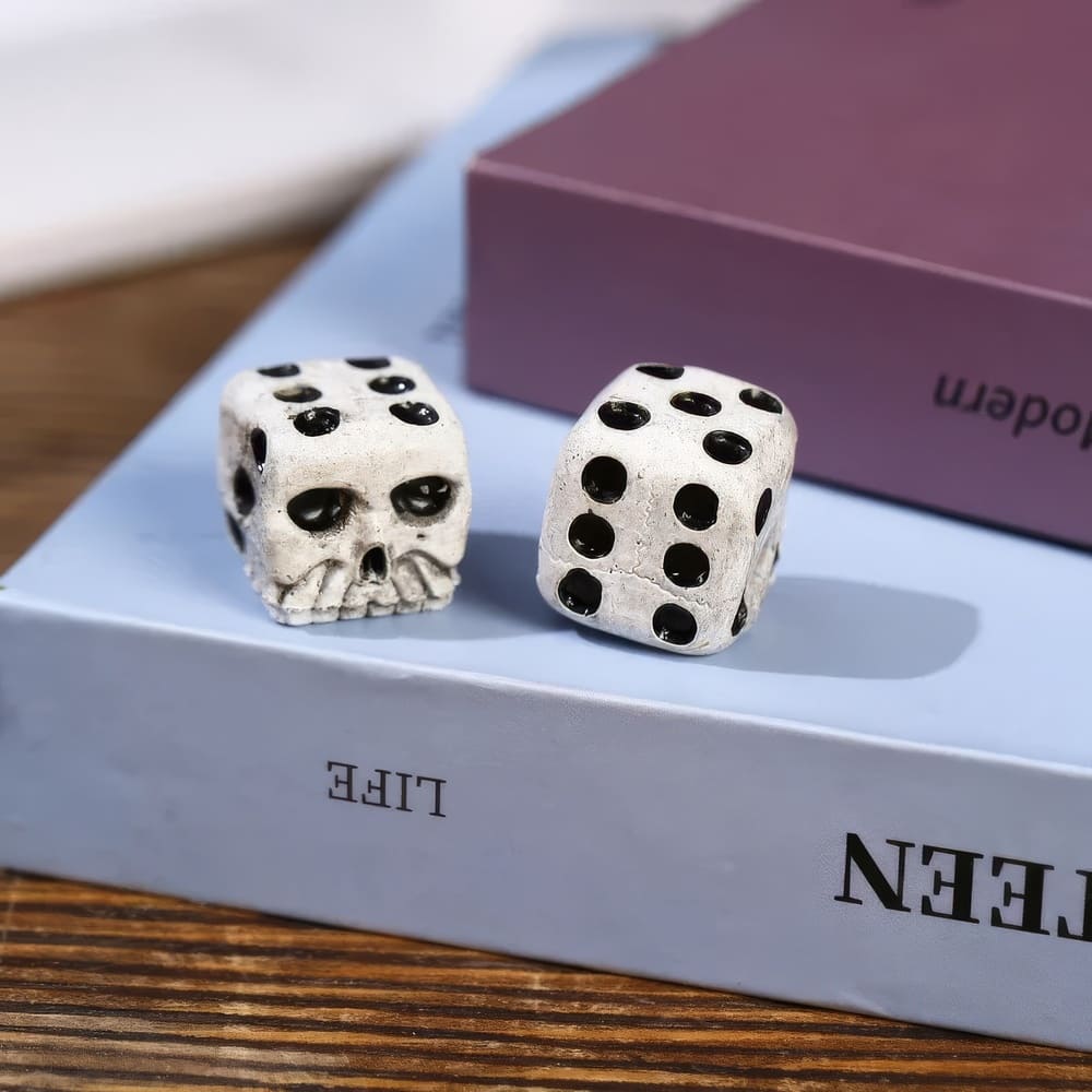 Dés à Jouer Tête de Mort