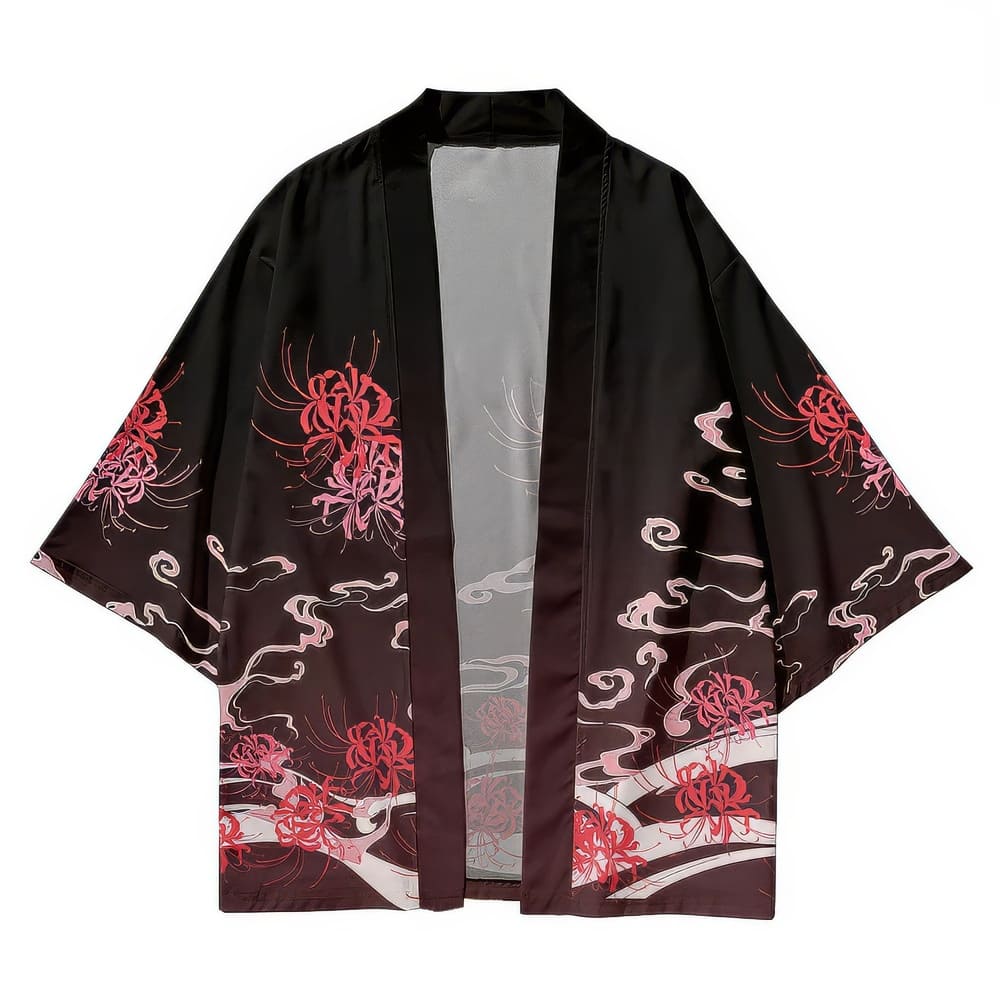 Kimono Crane Démon Japonais Hannya