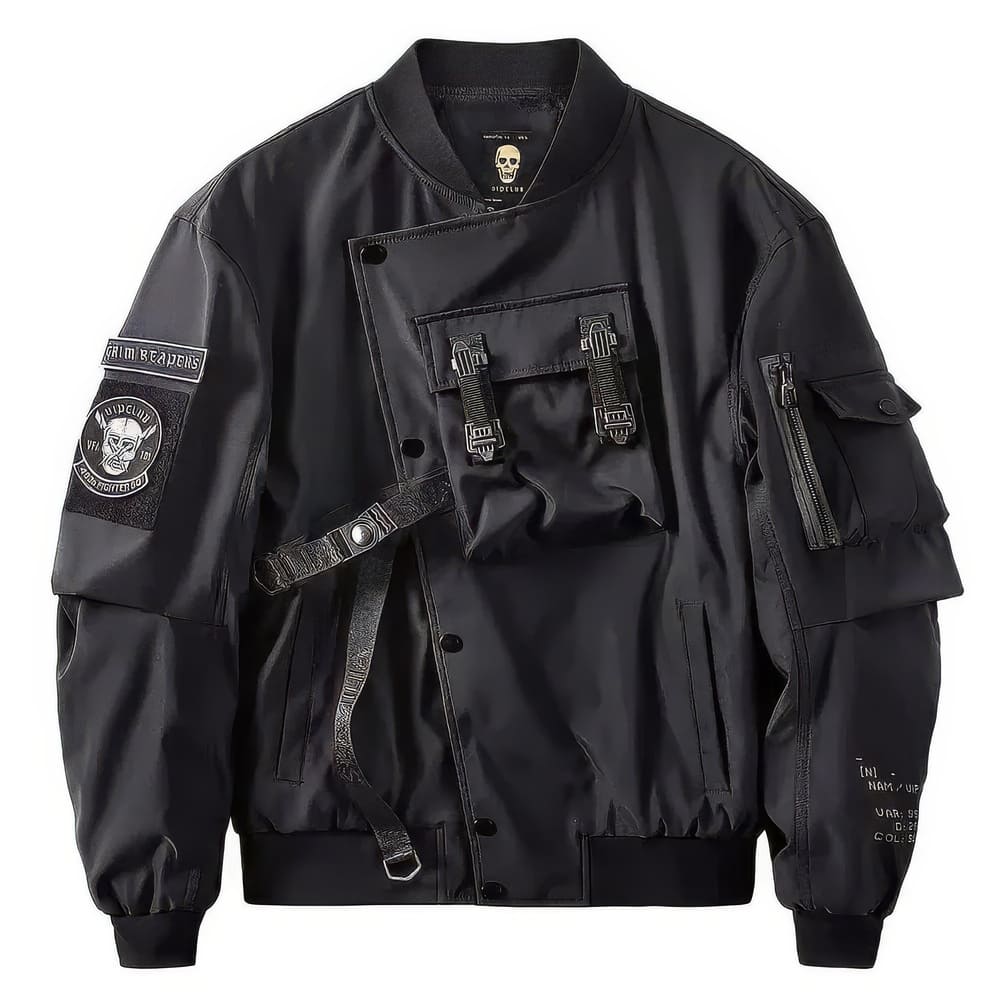 Manteau Noir Crane