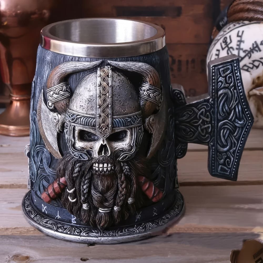 Mug Combattant Scandinave Casque à Cornes