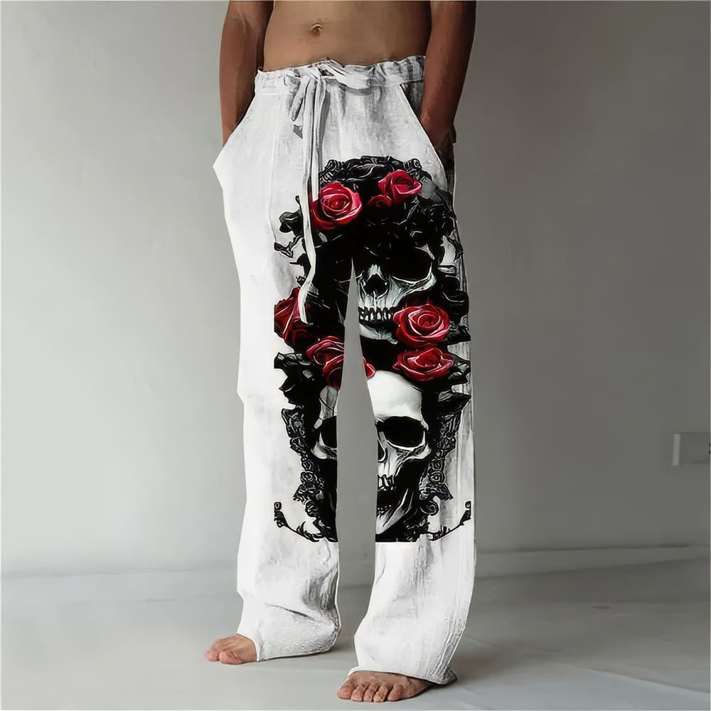 Pantalon Crane à Fleurs