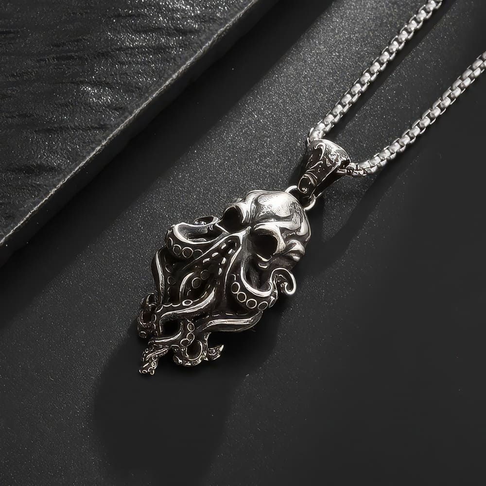 Pendentif Tête de Mort Poulpe