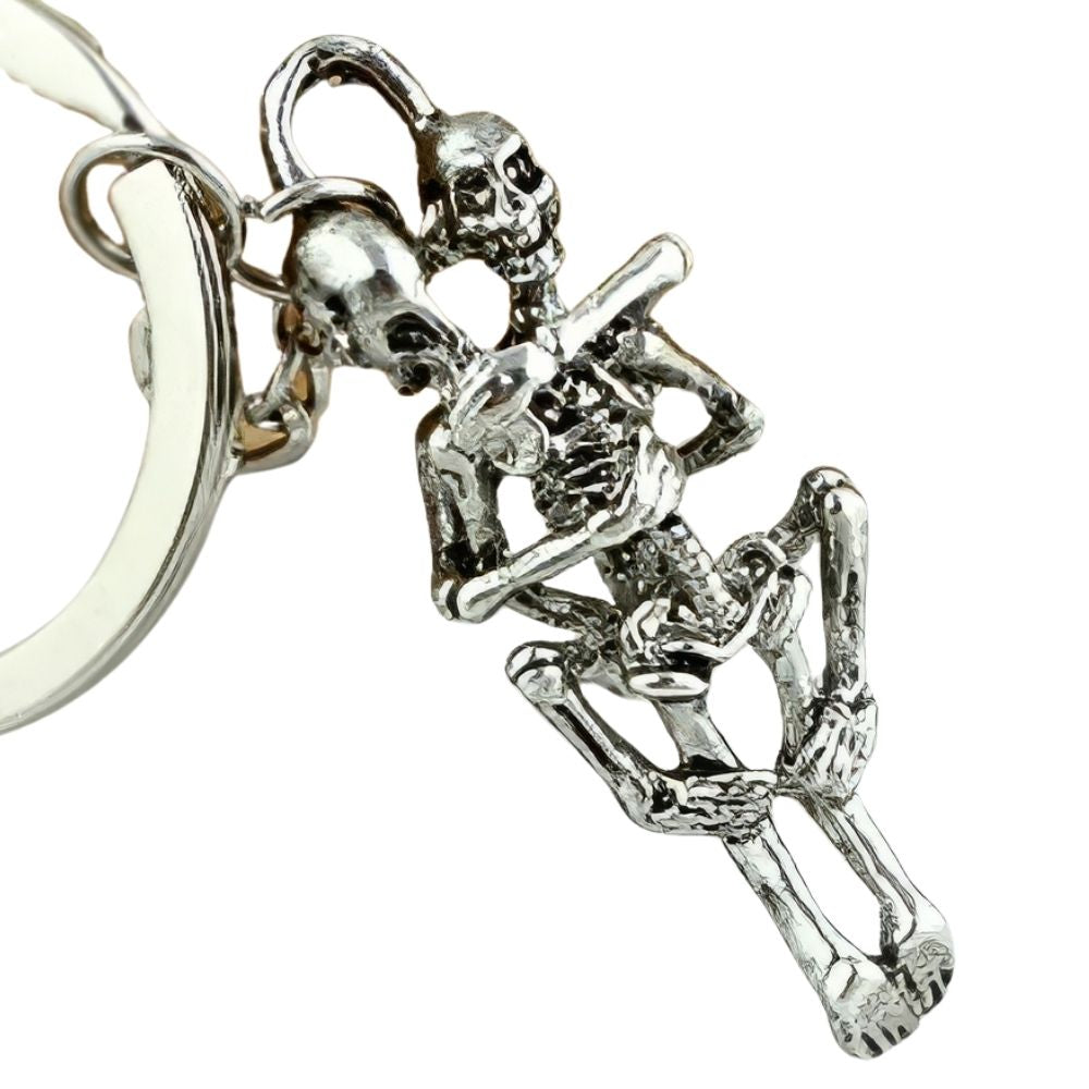 Porte-Clé Couple de Squelette