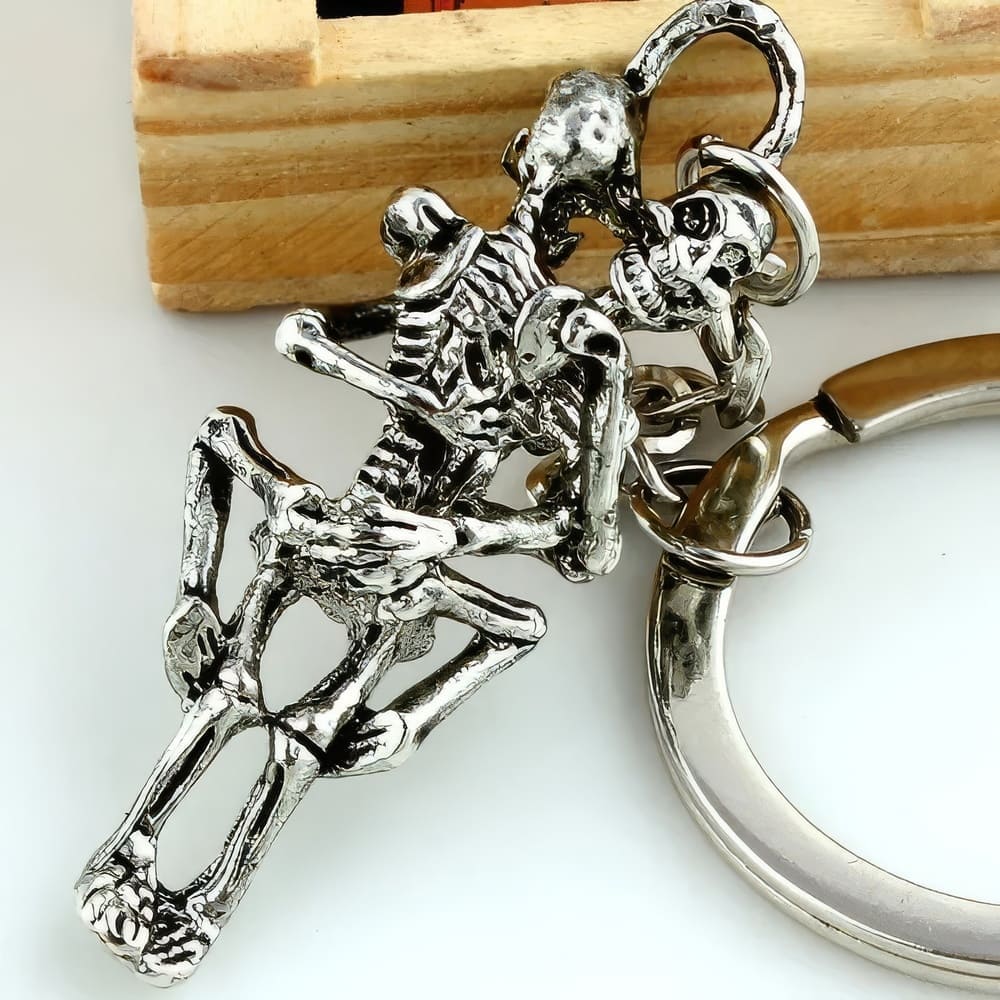 Porte-Clef Squelette Amour
