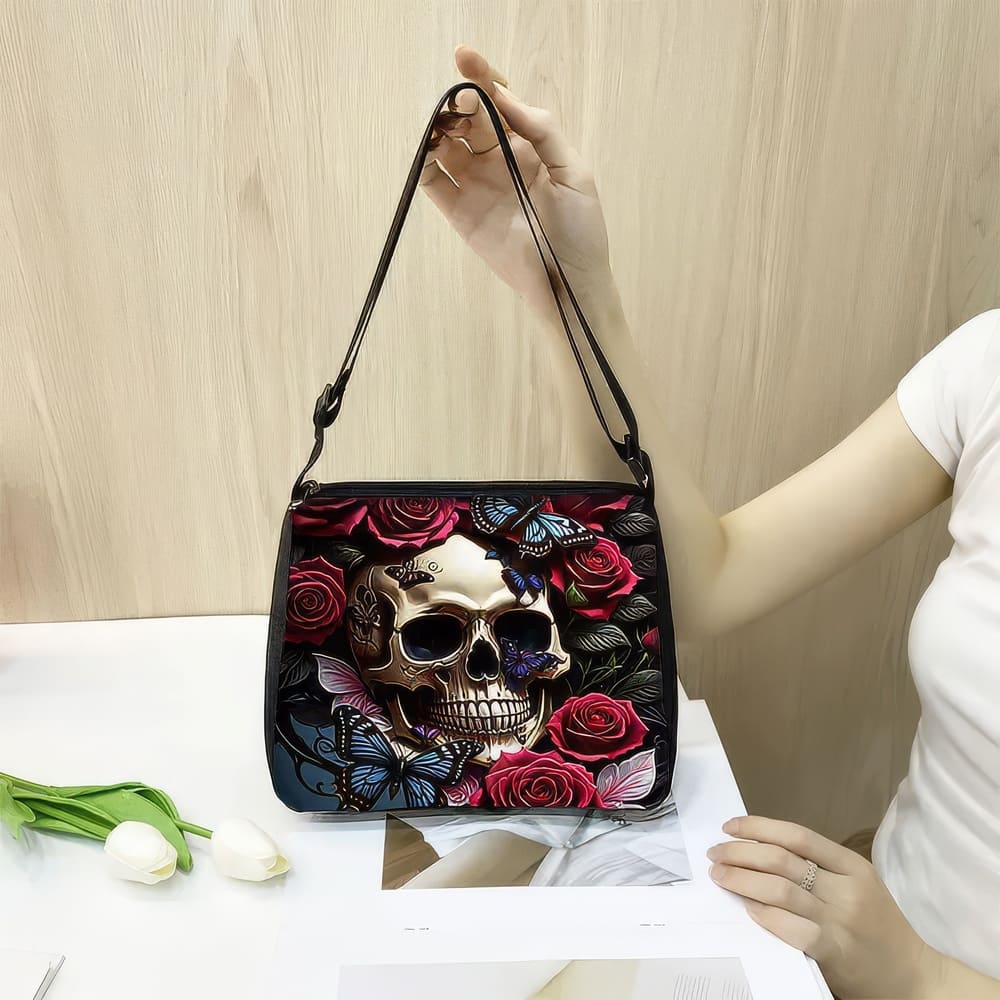 Sac À Main Crane à Fleurs