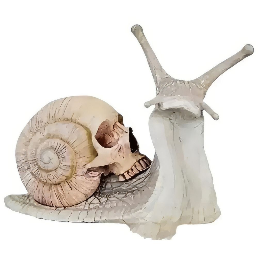 Statuette de Jardin Escargot Crane