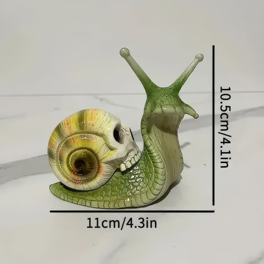 Statuette de Jardin Escargot Crane