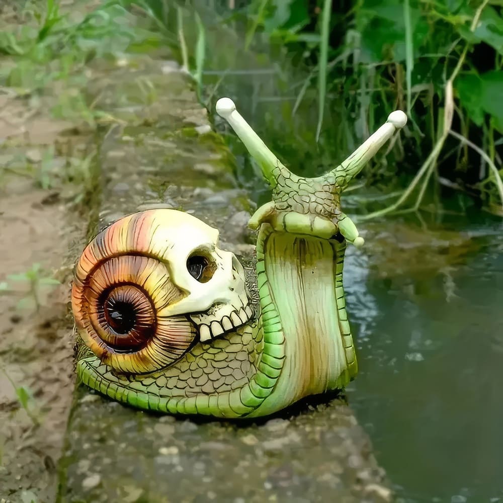 Figurine Escargot Skull