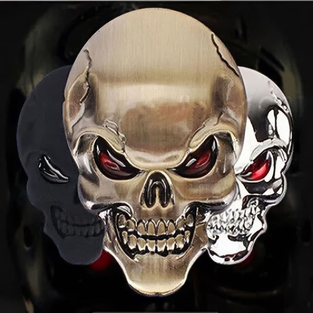 Stickers Métal Tête de Mort