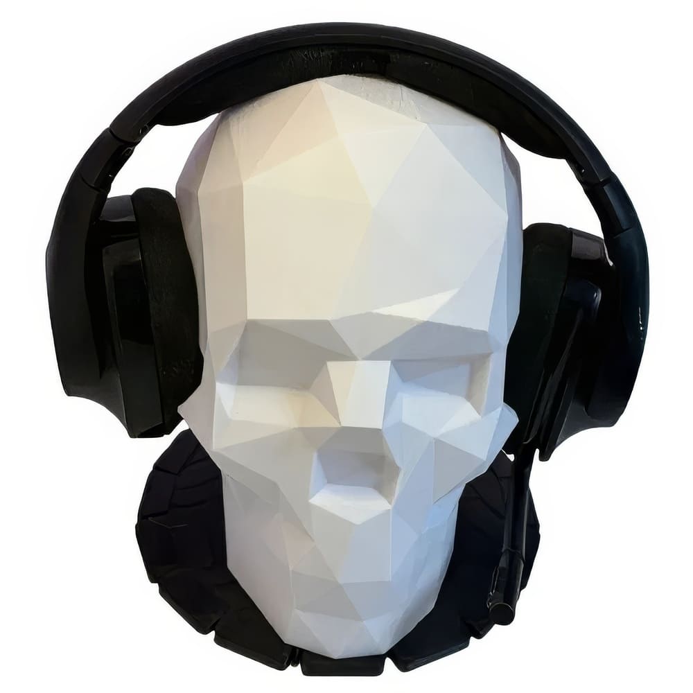 Support Casque Audio Tête de Mort