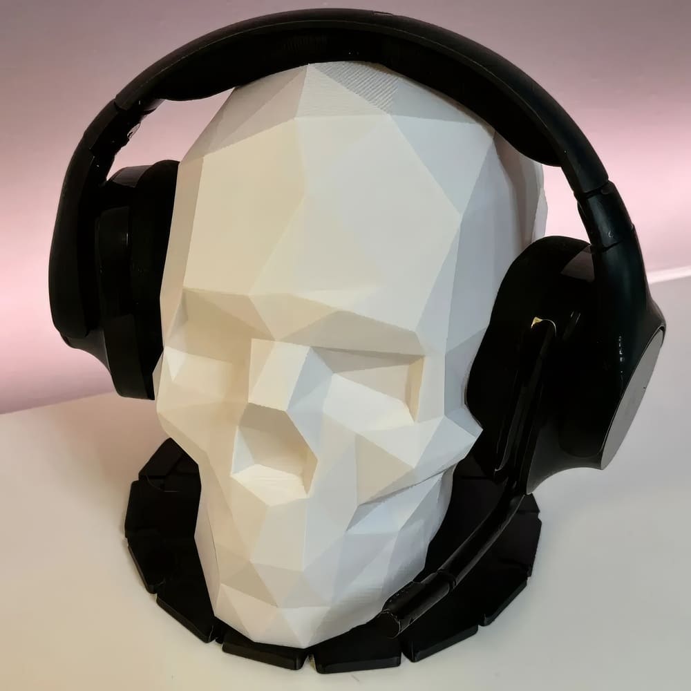 Porte Casque Audio Skull