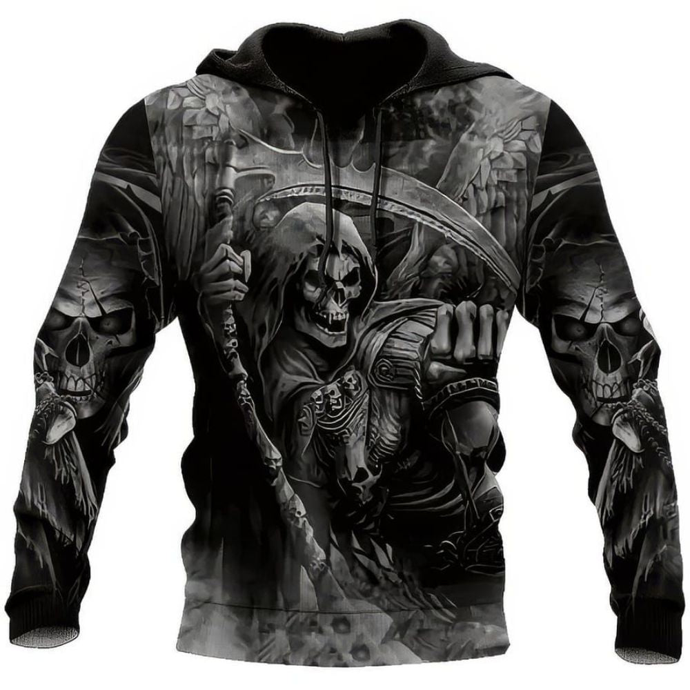 Sweat Faucheuse Noir Et Blanc
