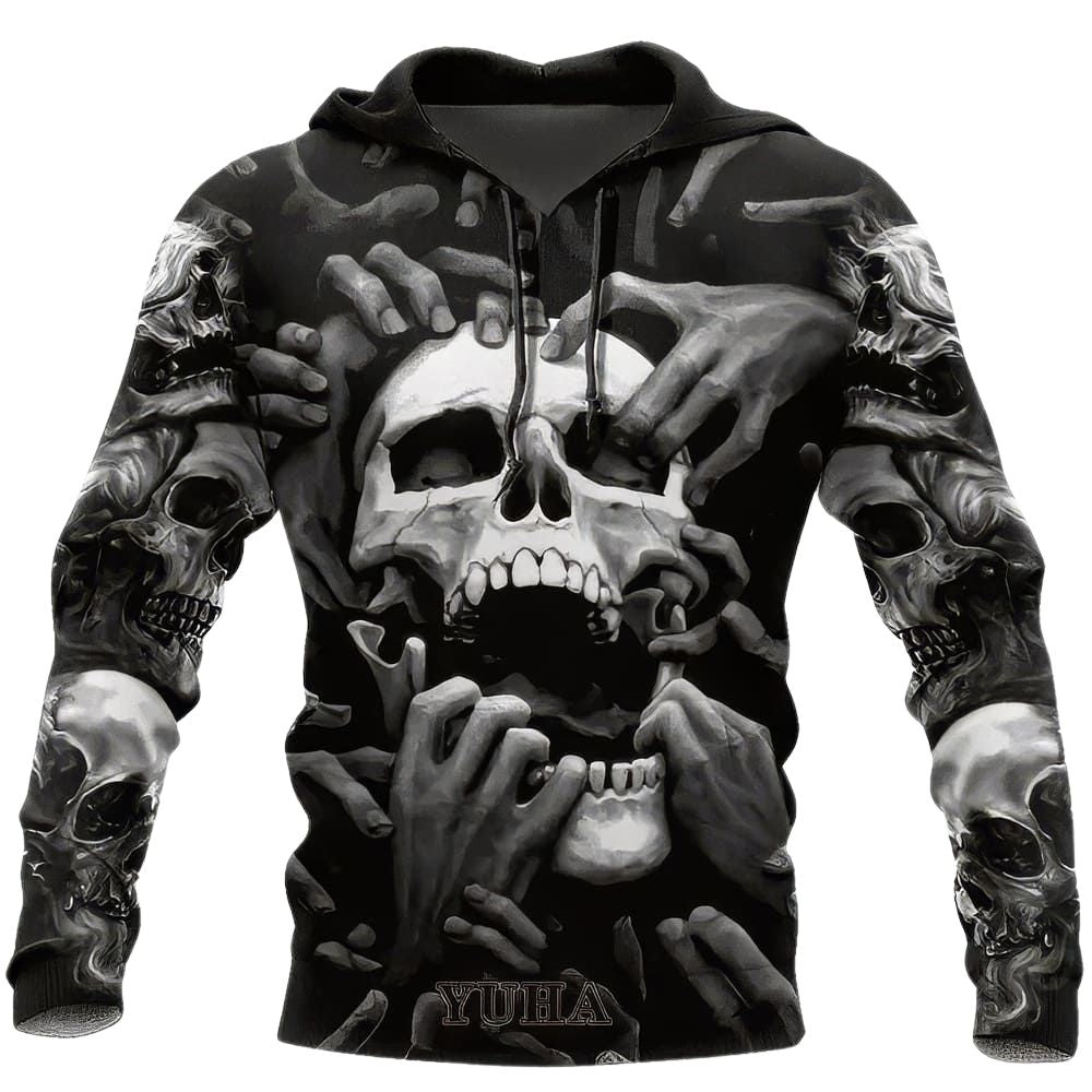 Sweat Tête de Mort et Mains