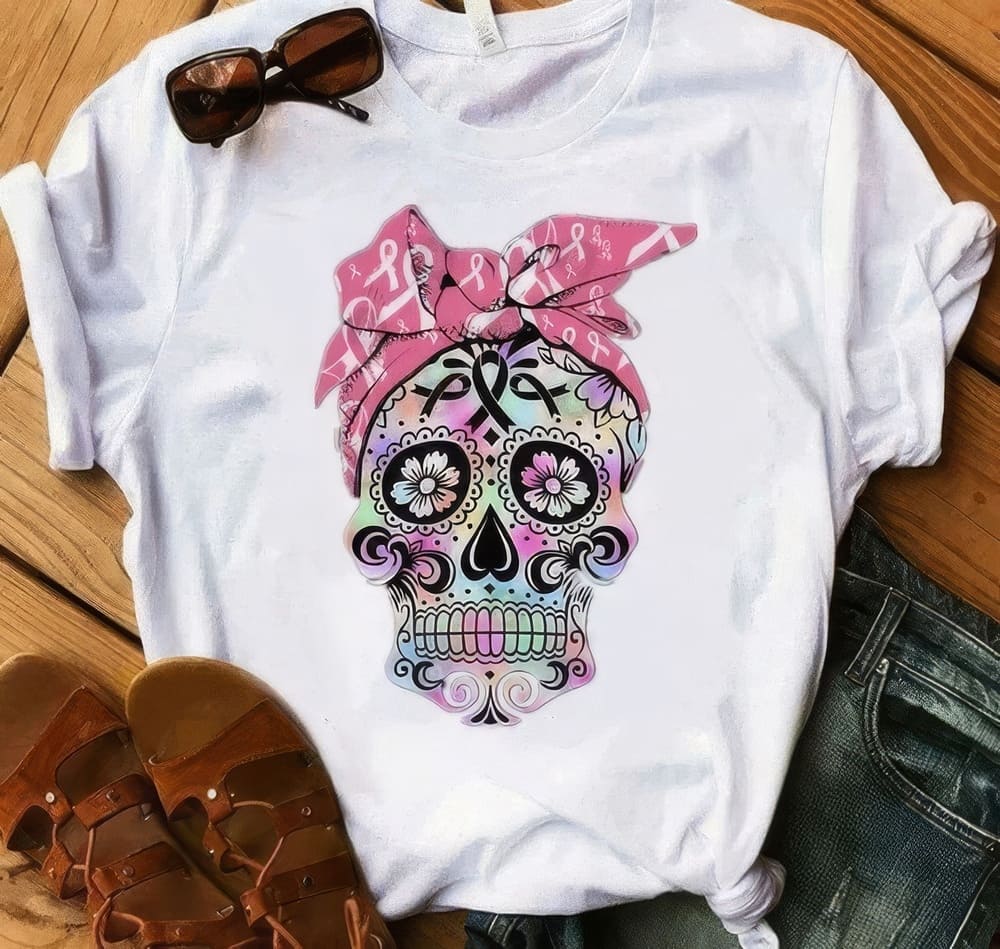 T-Shirt Sugar Skull Femme