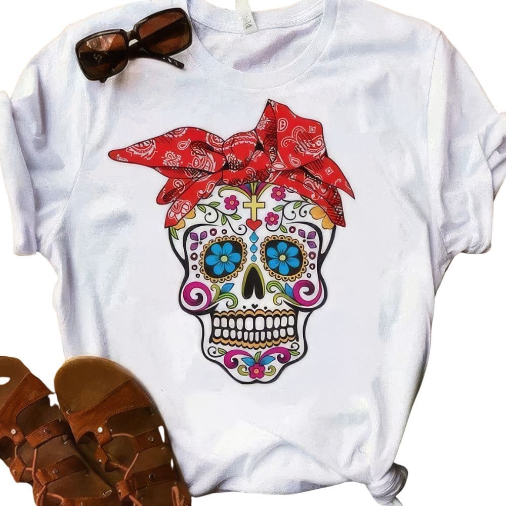 T-Shirt Calavera Femme