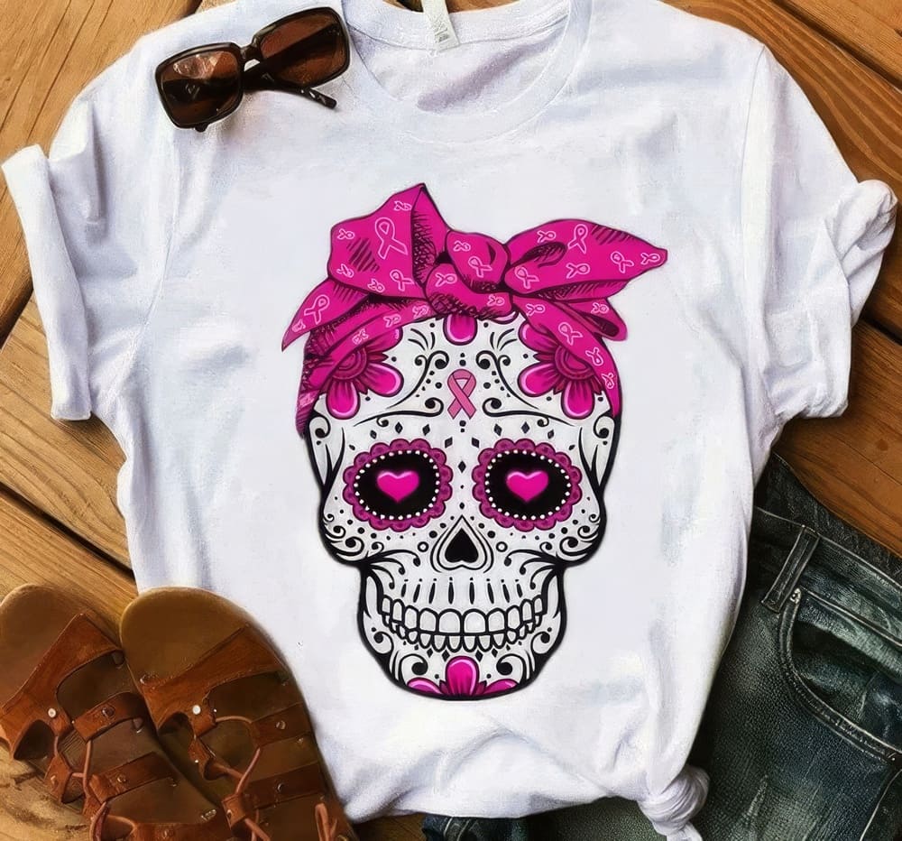 T-Shirt Tête de Mort Femme