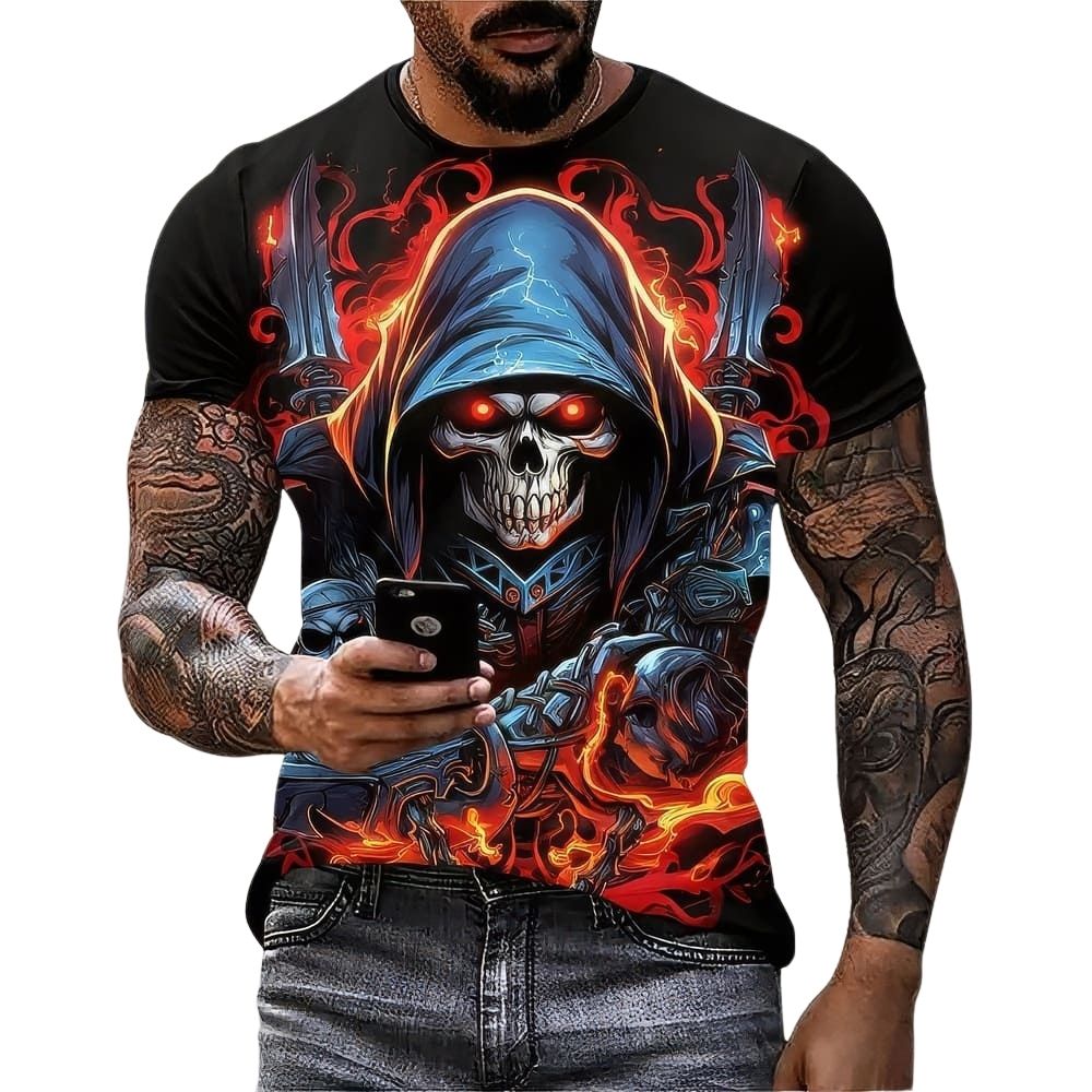 T-Shirt Faucheuse Enflammée