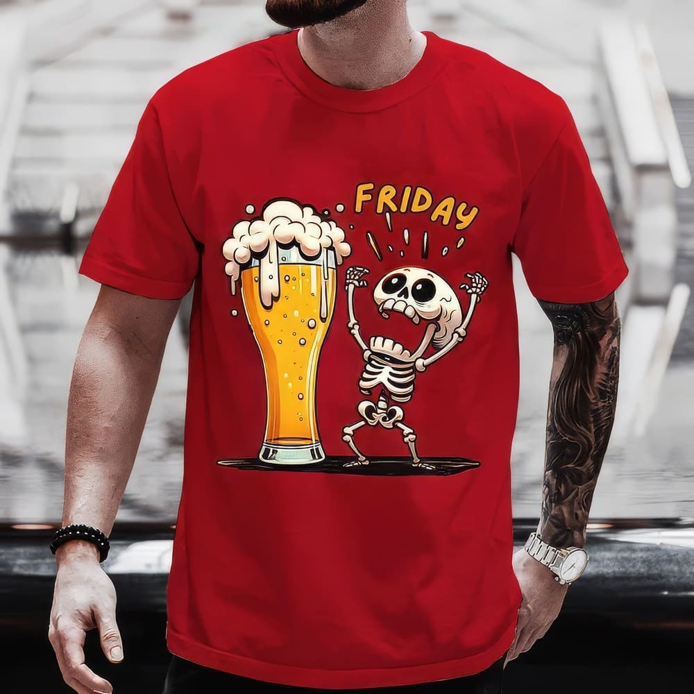 T-Shirt Squelette Insolite