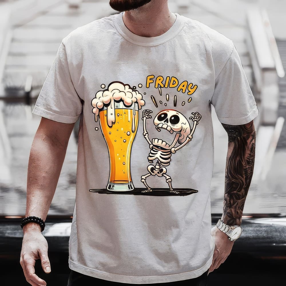 T-Shirt Squelette Rigolo