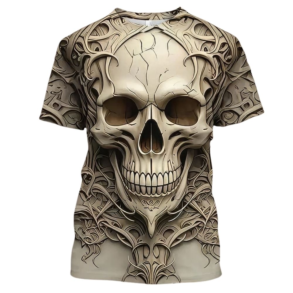 T-Shirt Tête de Mort 3D