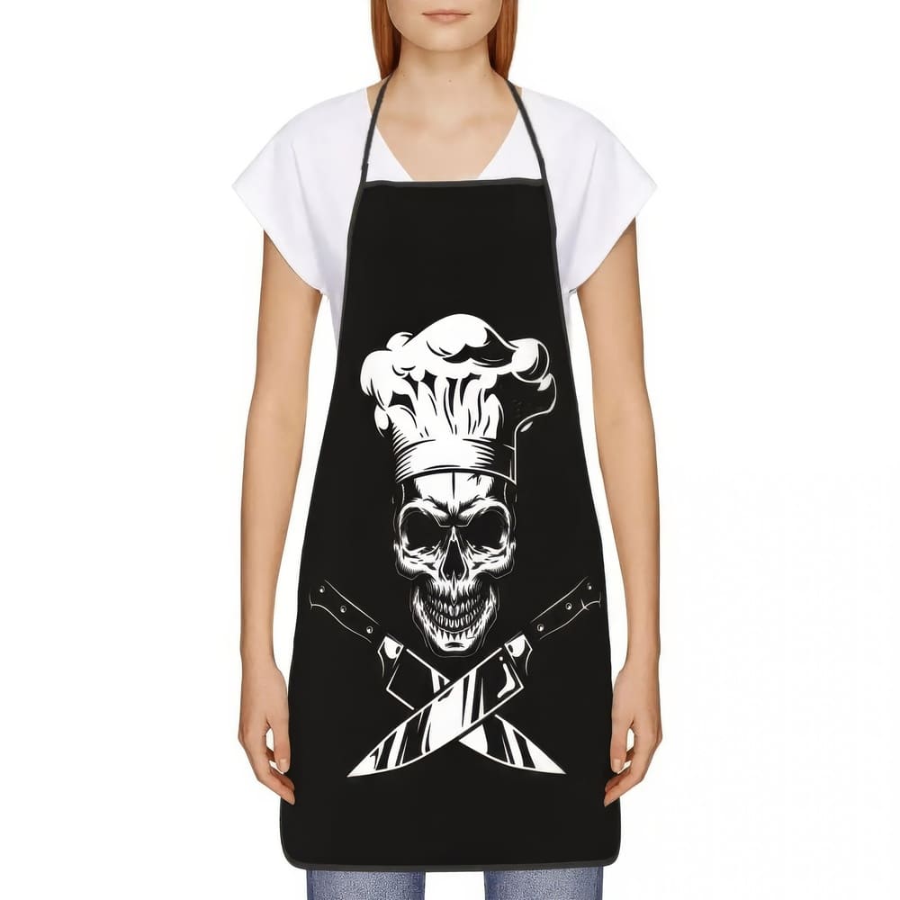 Tablier de Cuisine Tête de Mort