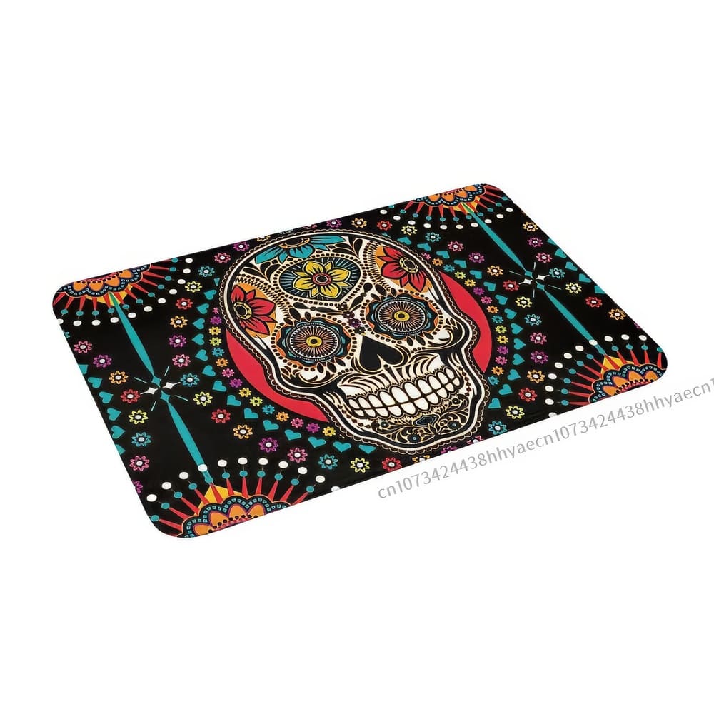 Tapis De Bain Skull Fete du Mexique