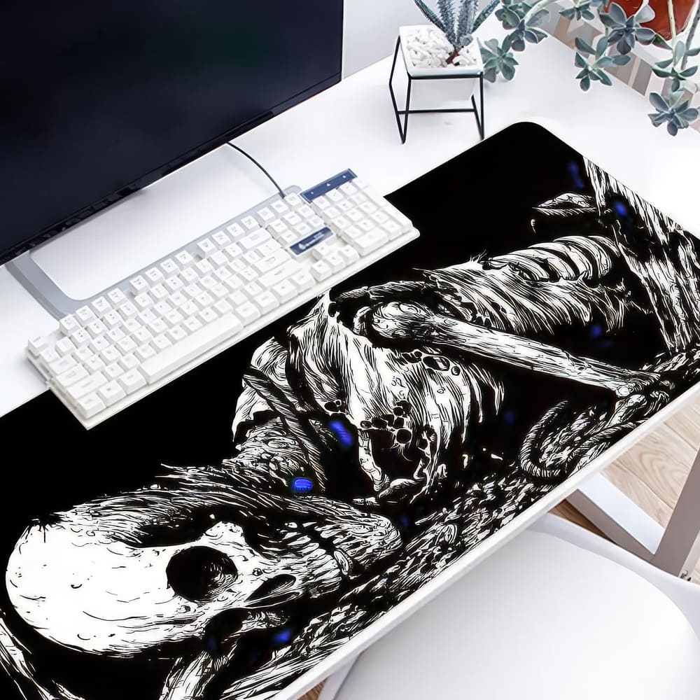 Tapis De Gamer Tête de Mort