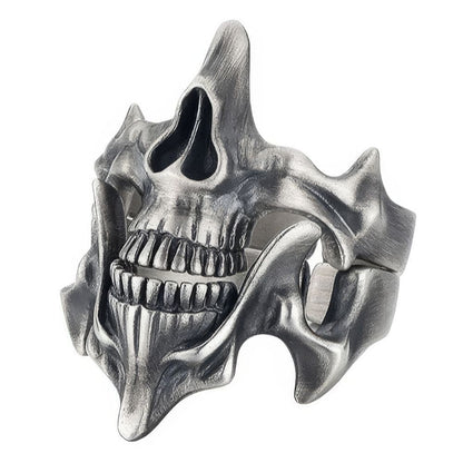Bague Mâchoire de Tête de Mort