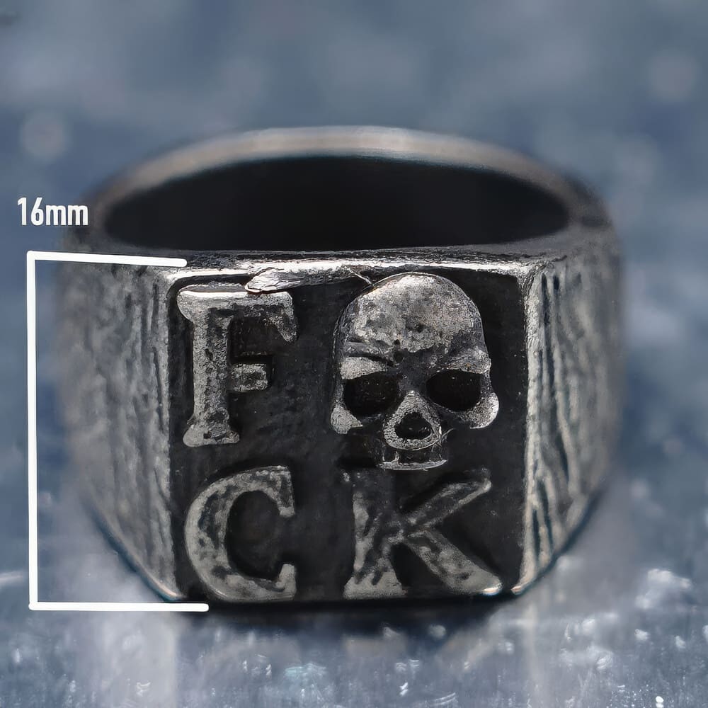 Bague Tête de Mort F*CK