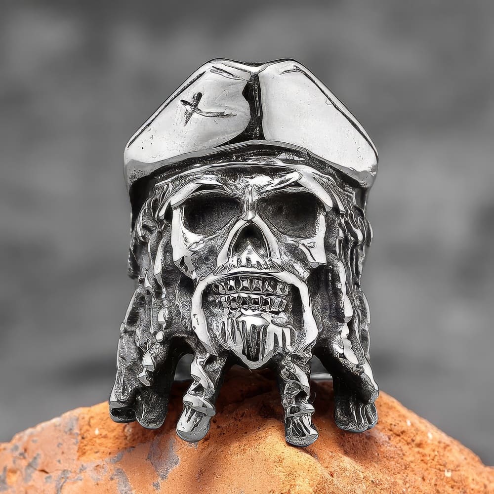 Bague Crane Capitaine Pirate