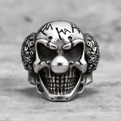 Bague Tête de Mort Clown