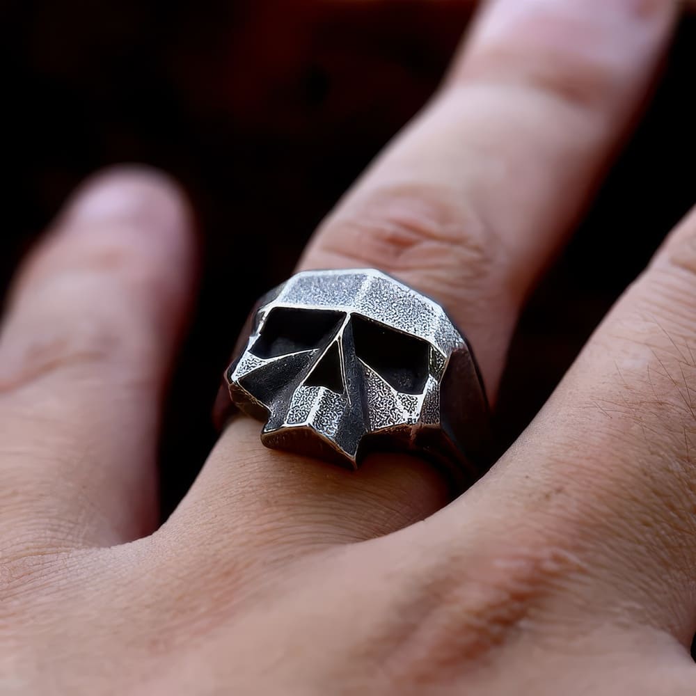 Bague Tête de Mort Epurée