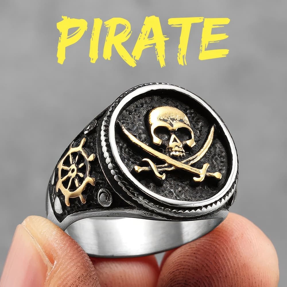 Bague Crane Sabre Pirate