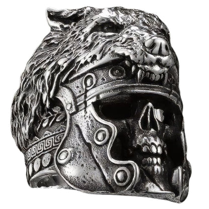 Bague Tête de Mort Gladiateur