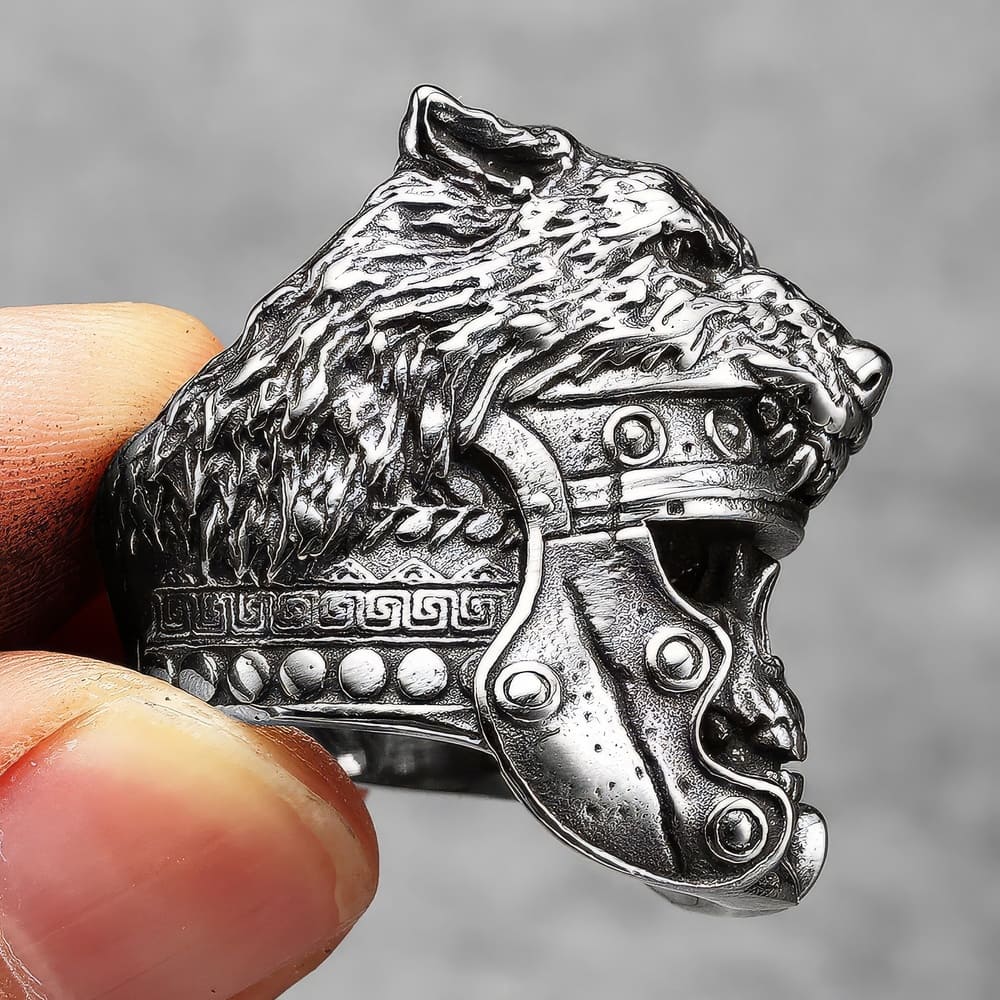 Bague Casque Gladiateur