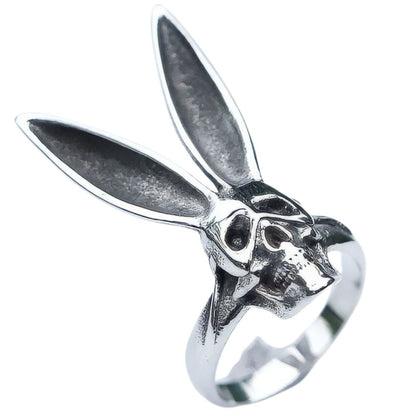 Bague Tête de Mort Lapin