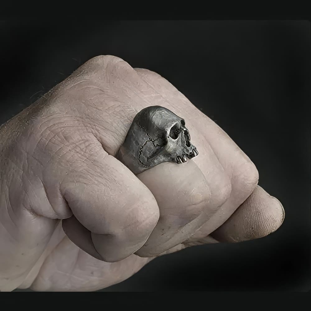 Bague Tête de Mort Failles