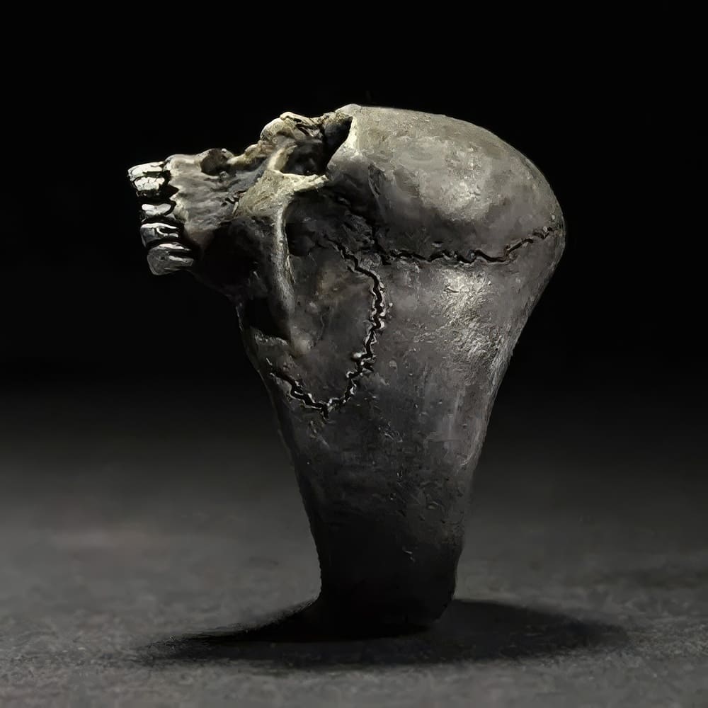 Anneau Skull Sans Mâchoire