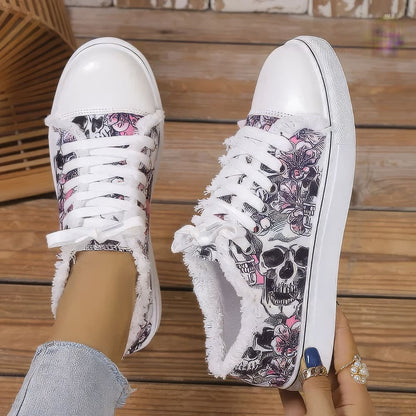 Basket Skull Fleurs