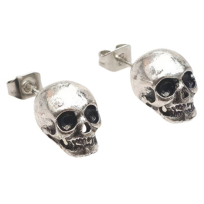 Boucles D'Oreilles À Fermoir Tête de Mort