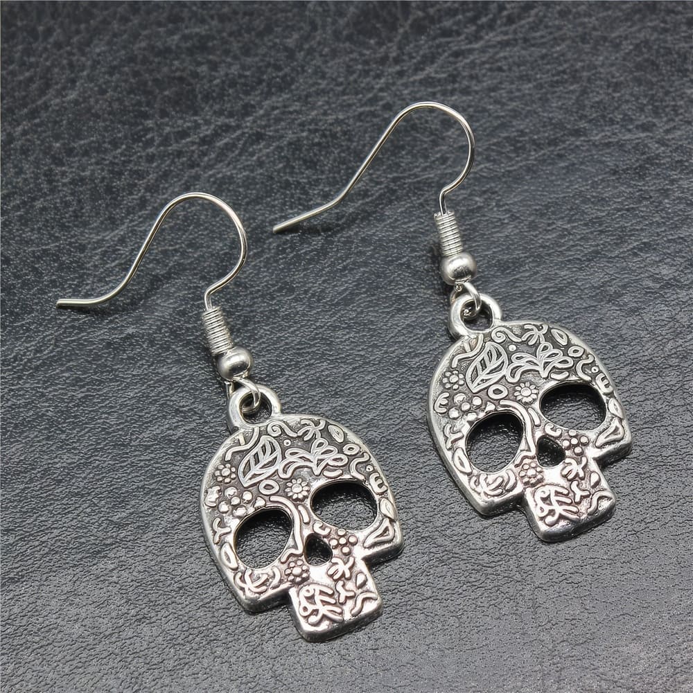 Boucles d'Oreilles Skull du Mexique