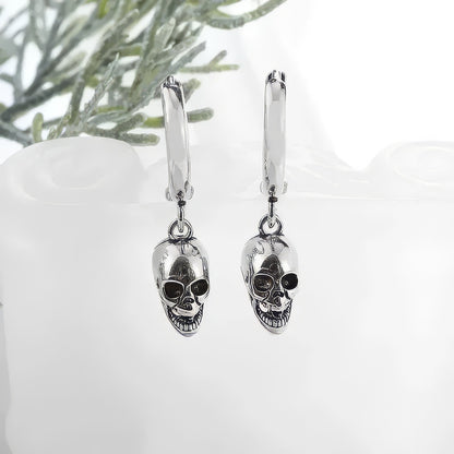 Boucles d'Oreilles Crane Punk