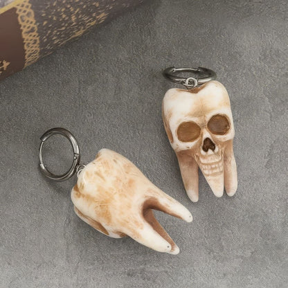 Boucles d'Oreilles Dent Skull