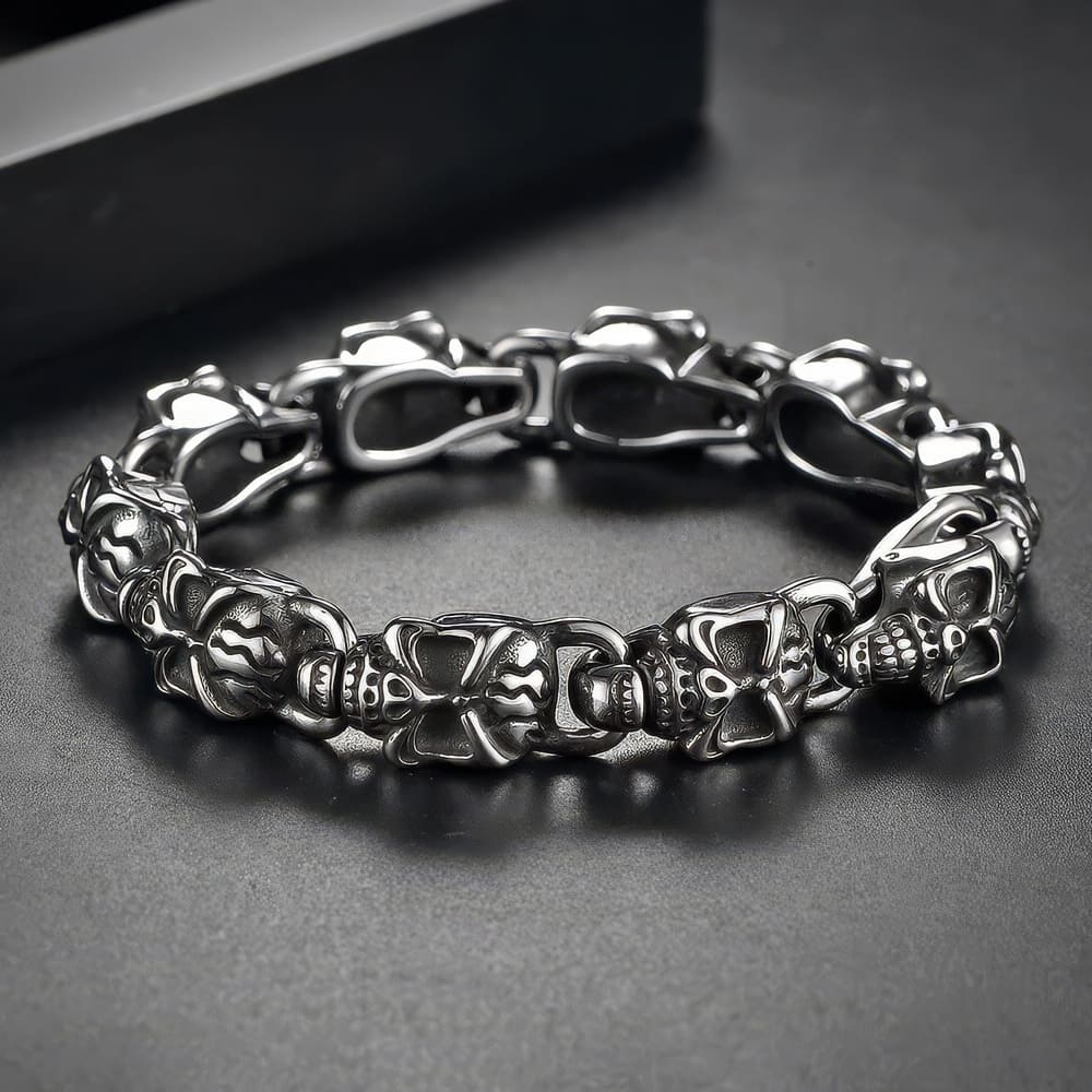 Bracelet Skull Reliés