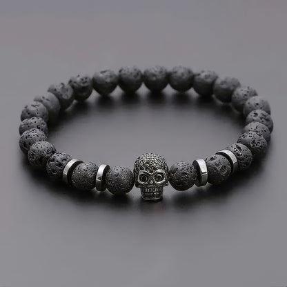 Bracelet Tête de Mort Ajustable