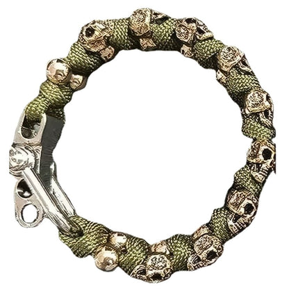 Bracelet Tête de Mort Paracorde